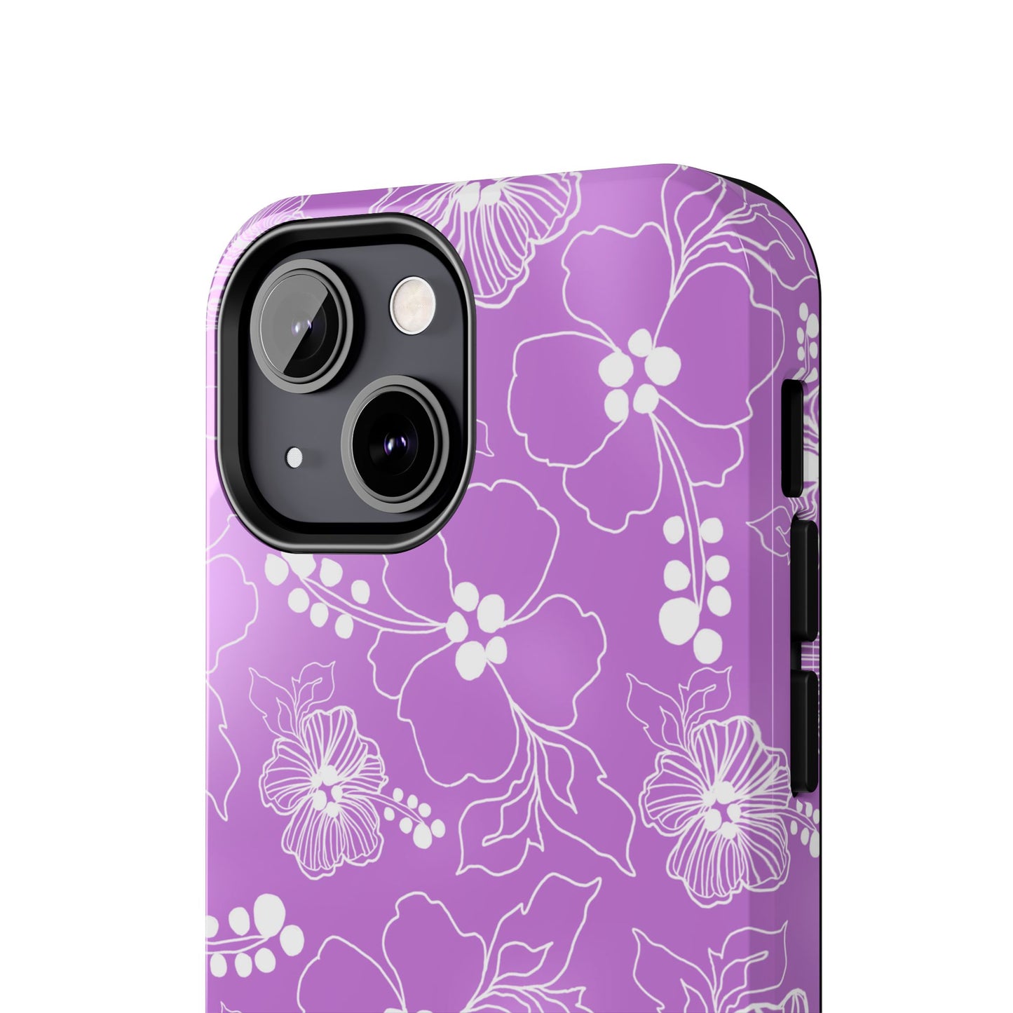 Lacey Hibiscus Orchid Phone Case