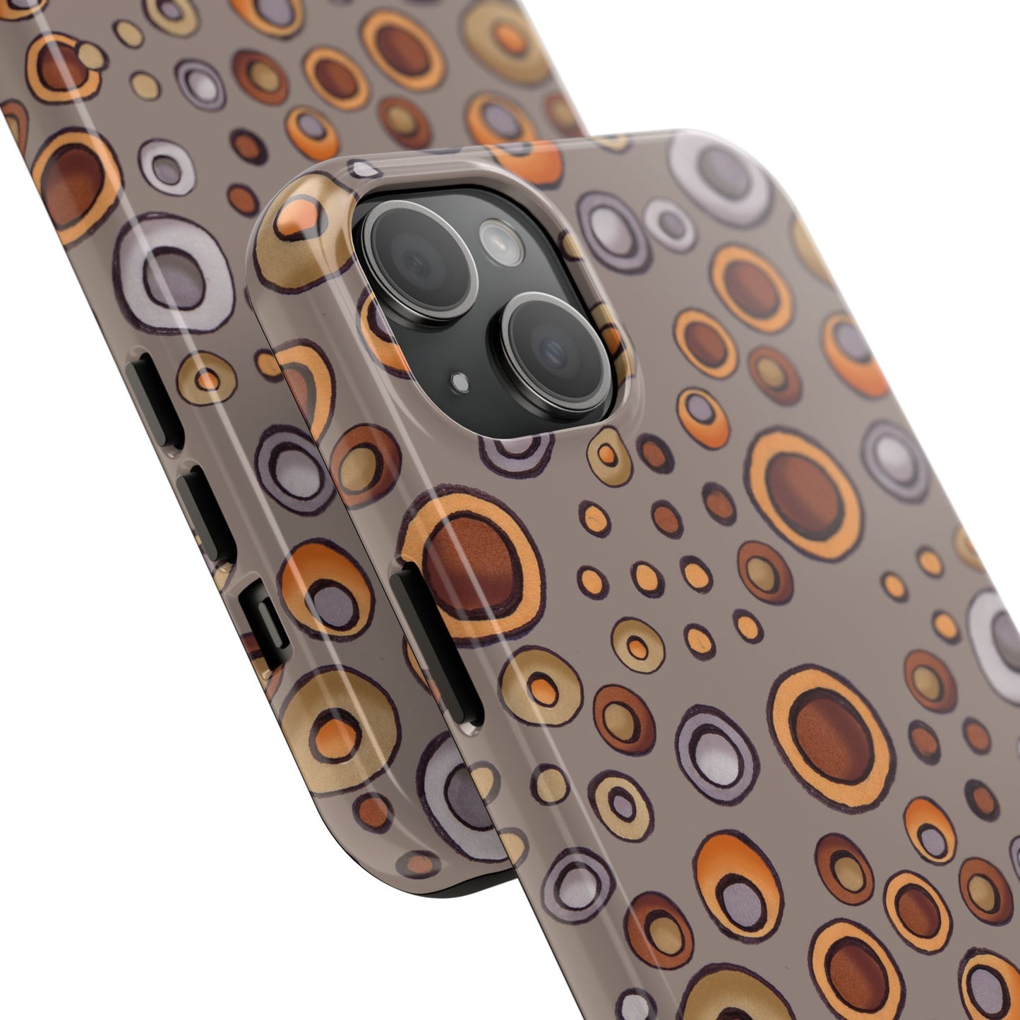Doggy Dots Gray Phone Case
