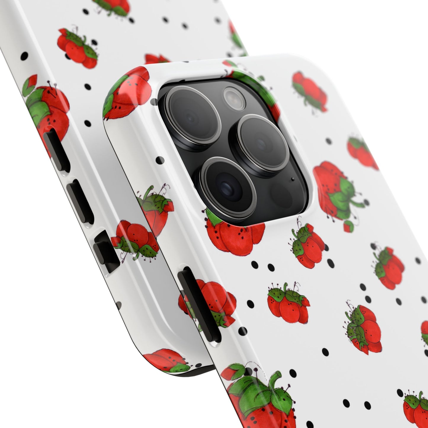 Pin Dots White Phone Case