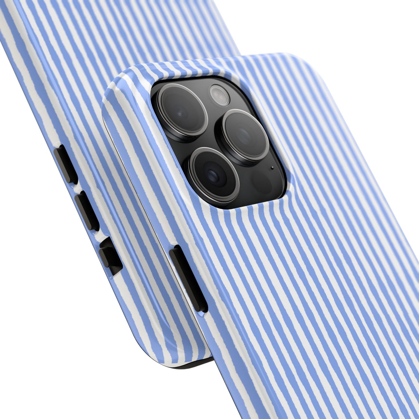 Lazy Stripe Blue / White Phone Case