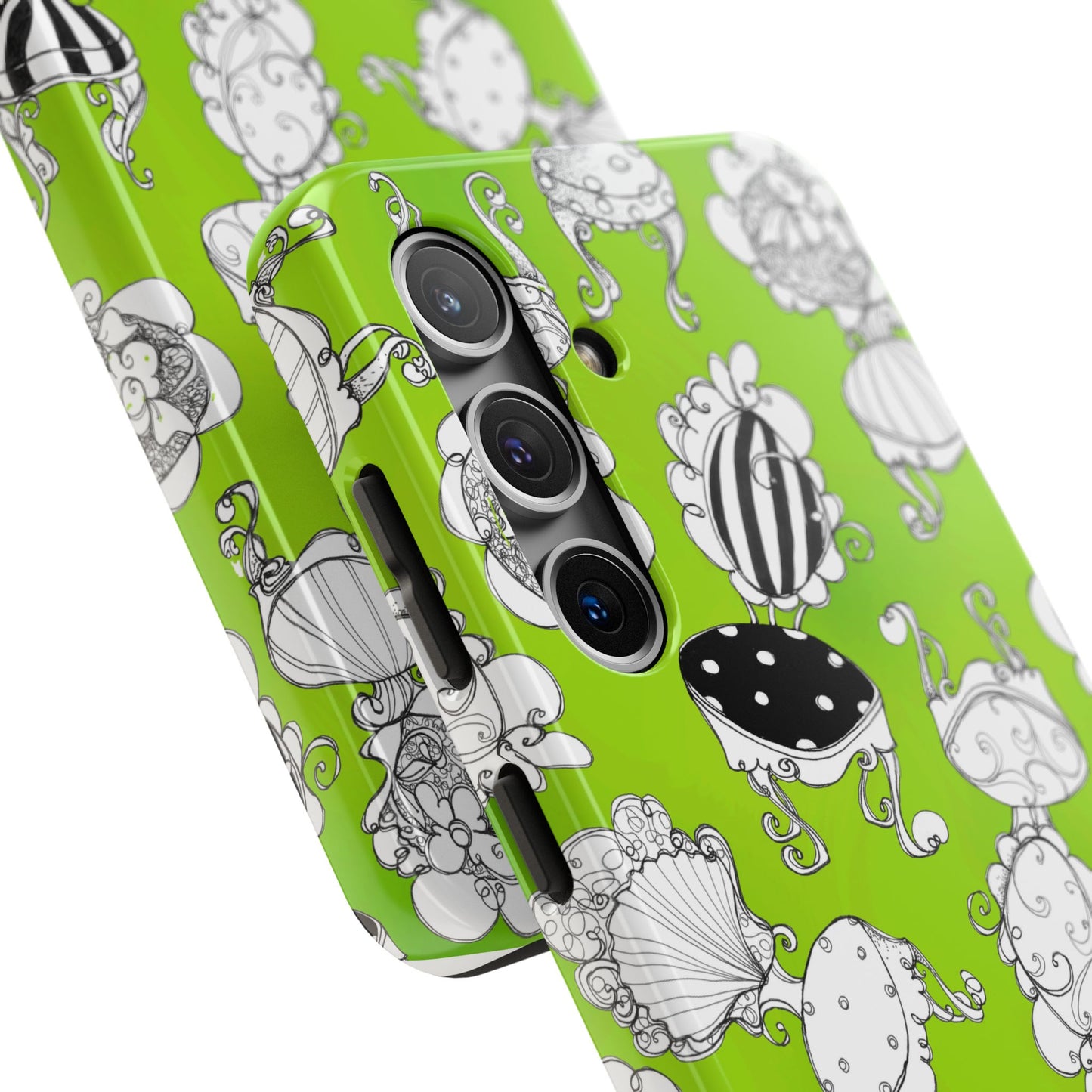 Bistro Chairs Lime Phone Case