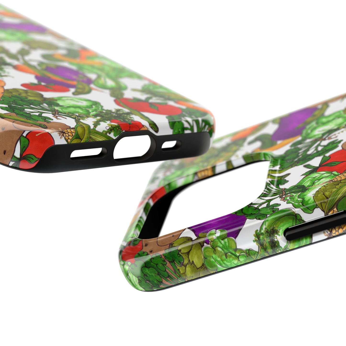 Veggie Jungle White Phone Case