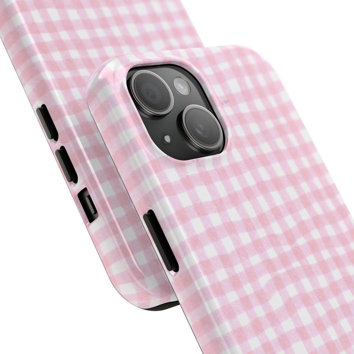Wonky Chipper Check Pink Phone Case