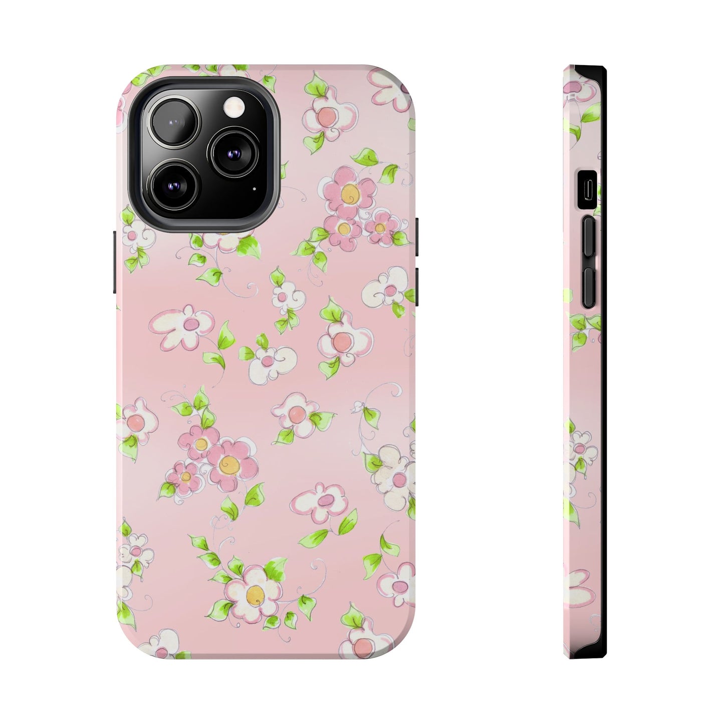 Precious Posies Pink Phone Case