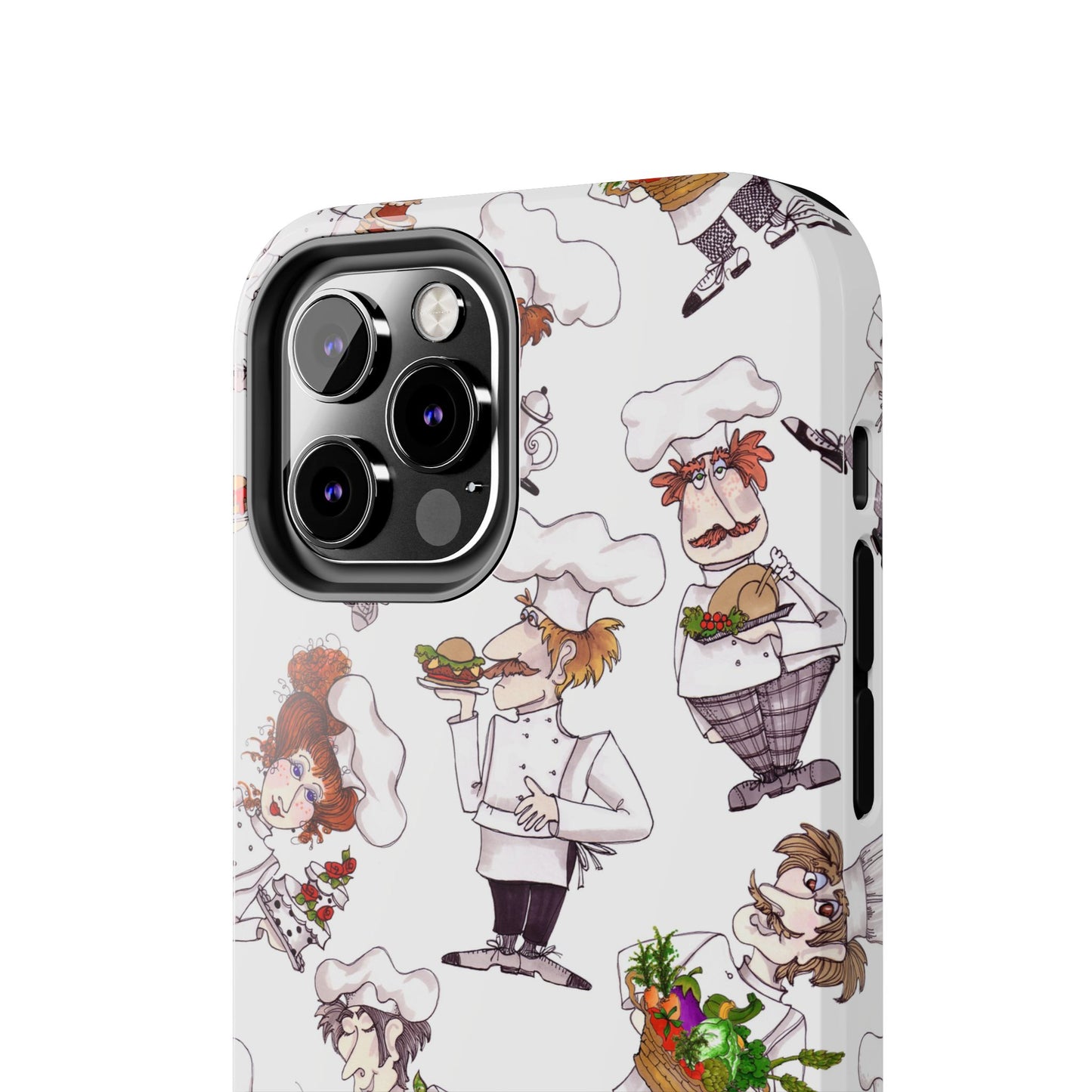 Tossed Chefs White Phone Case