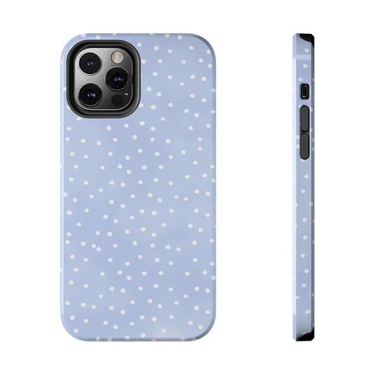 Petite Dots Blue / White Phone Case