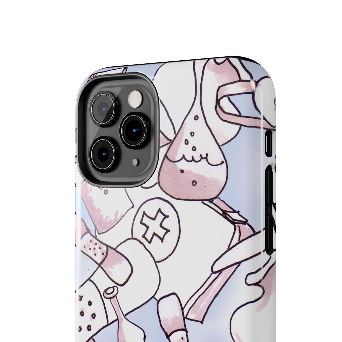 Med Stuff Blue Phone Case