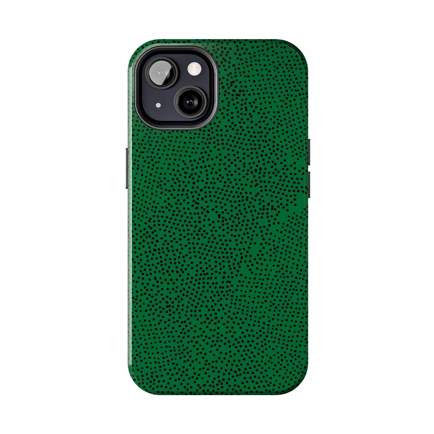 Mini Dot Green / Black Phone Case