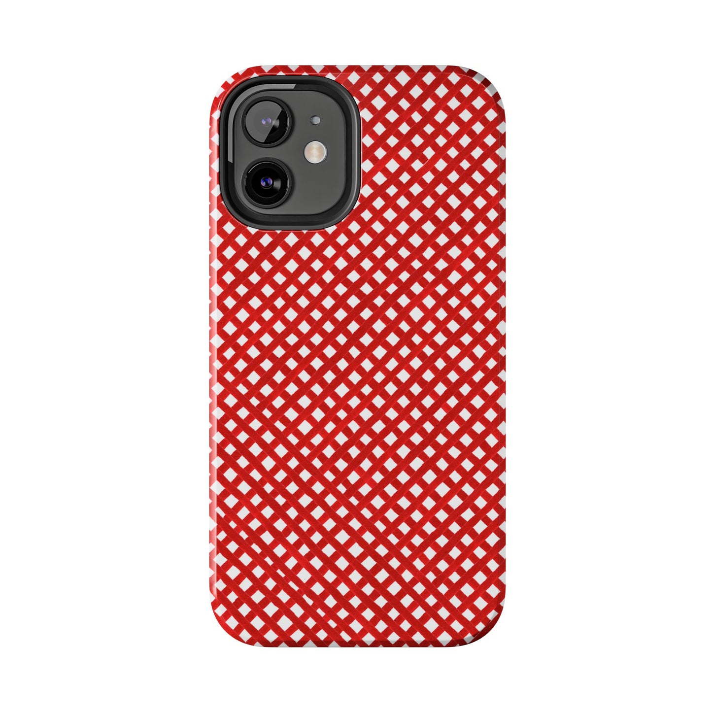 Trellis Check Red Phone Case
