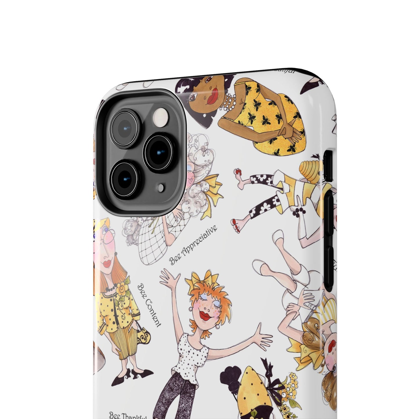 Bee Tossed White Phone Case
