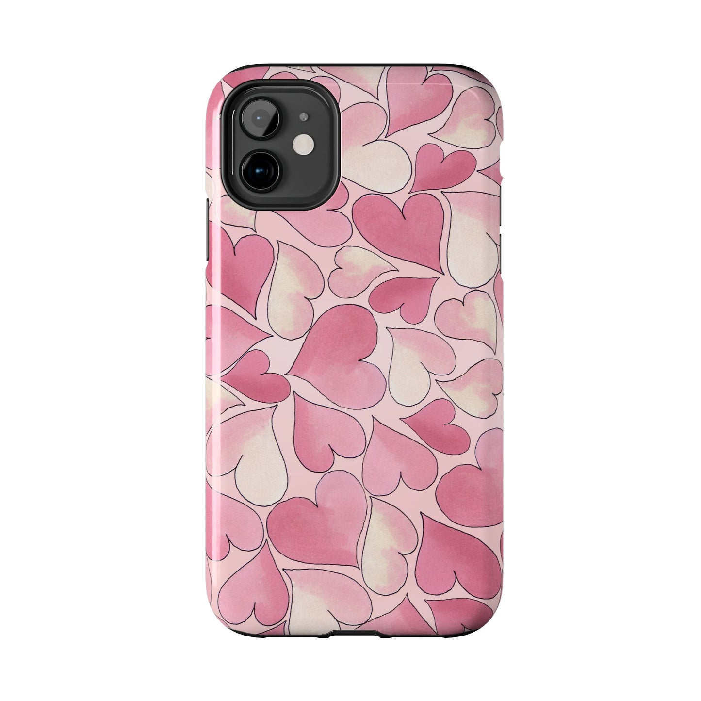 Hearts Pink Sky Phone Case