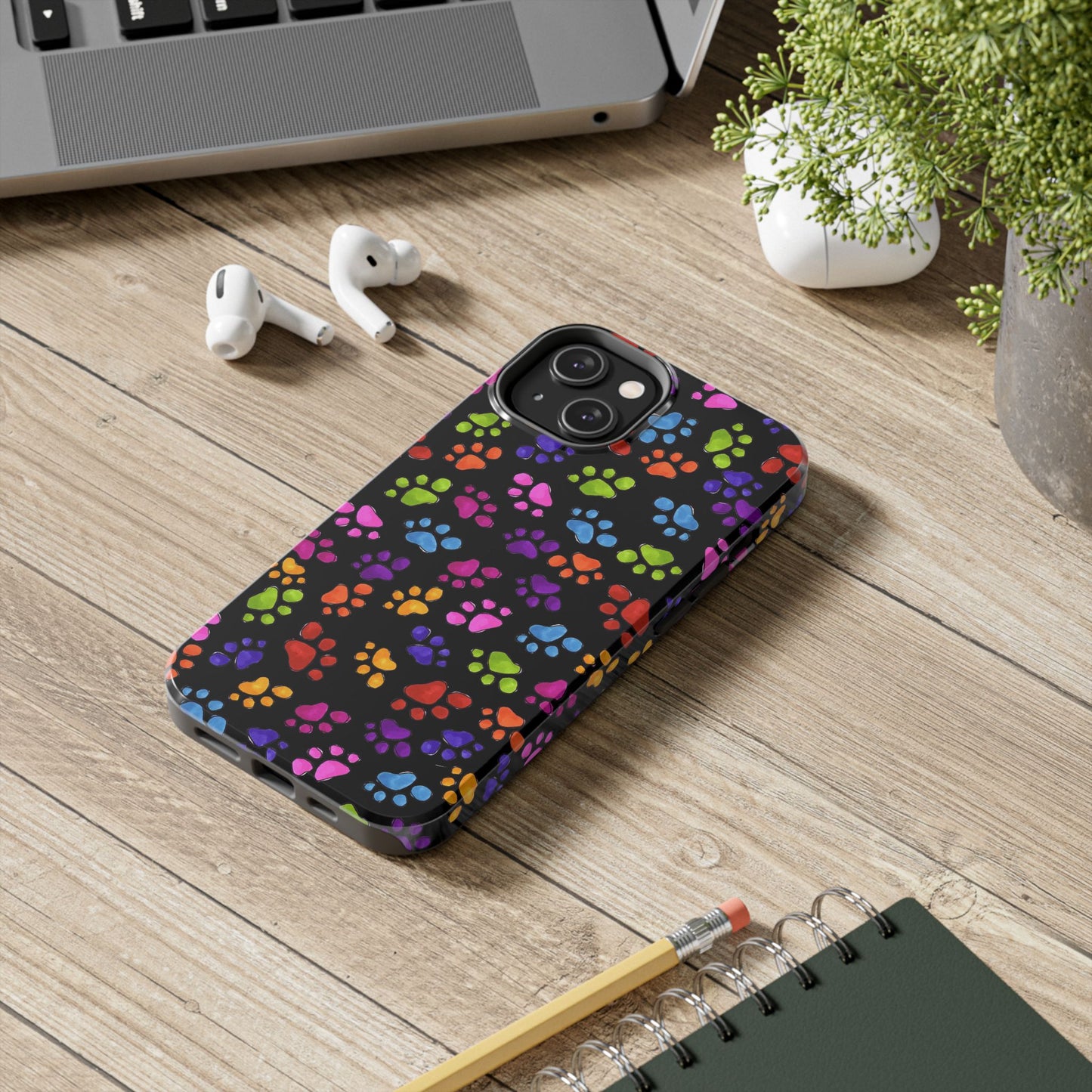 Fancy Paws Black Phone Case