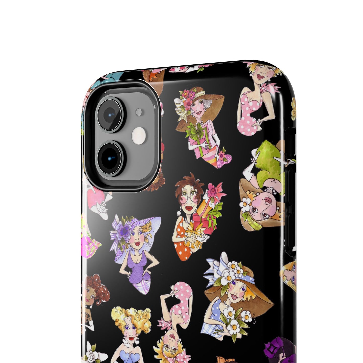 Fast Women Tossed Black Phone Case