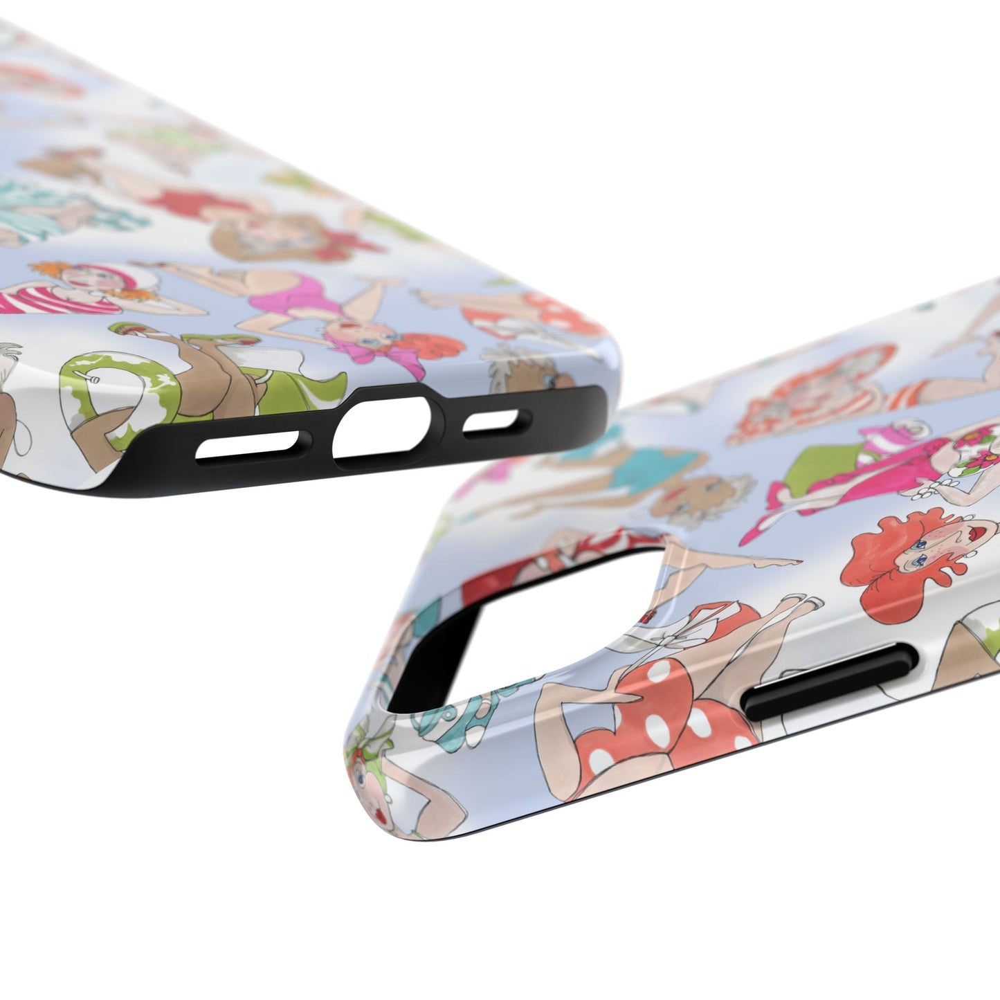 Tossed Fashionistas Phone Case