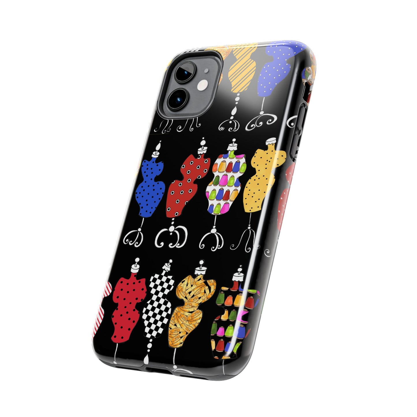 Go Figure Black / Multi Phone Case