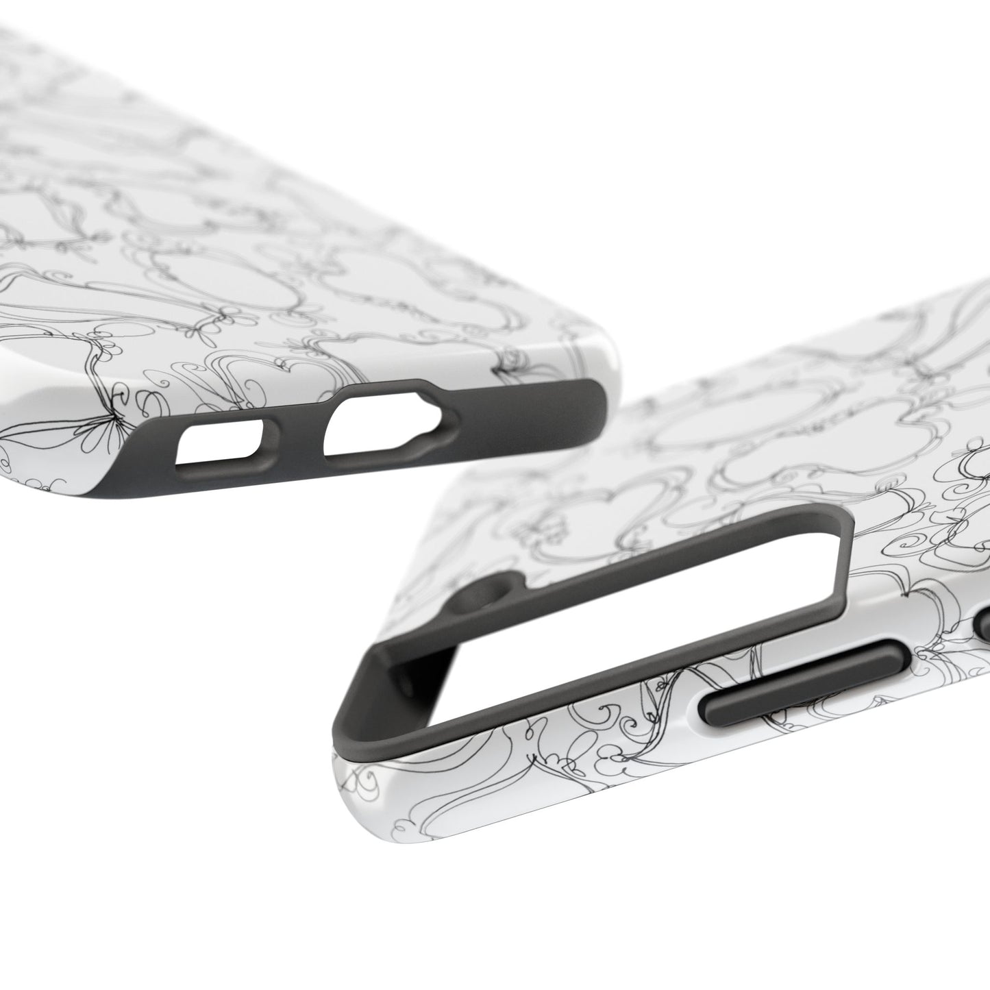 Frames White / Black Phone Case