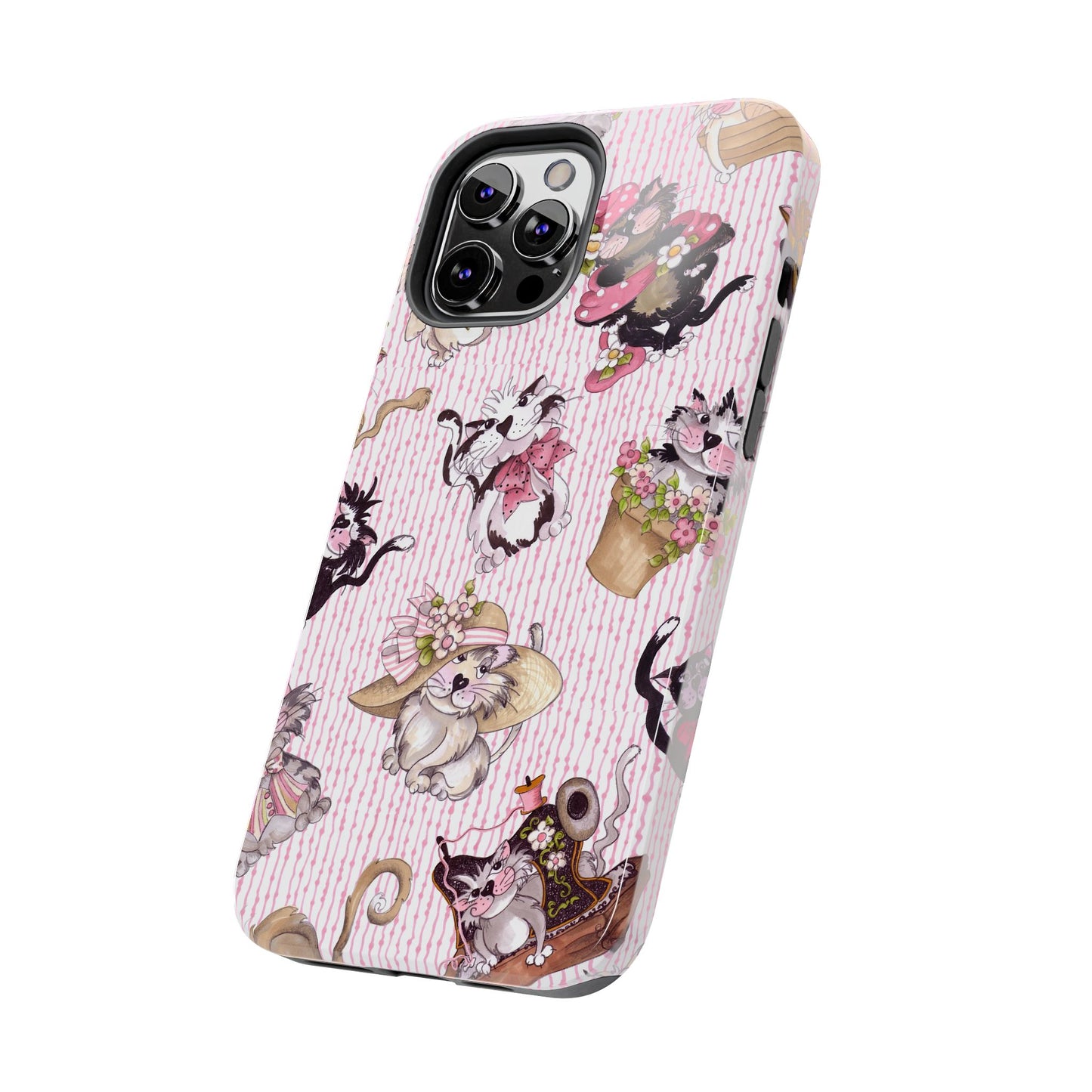 Fancy Cats Pink Phone Case