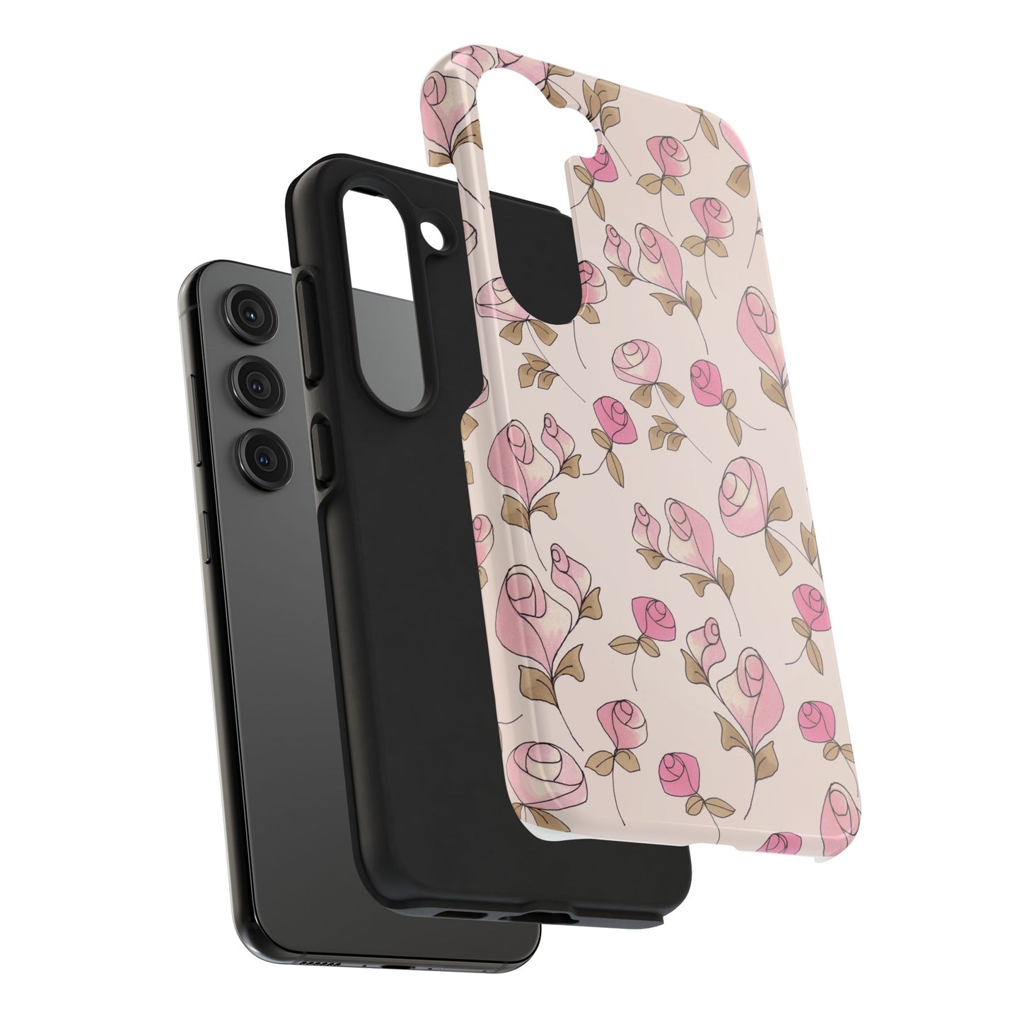 Simply Roses Pink Phone Case