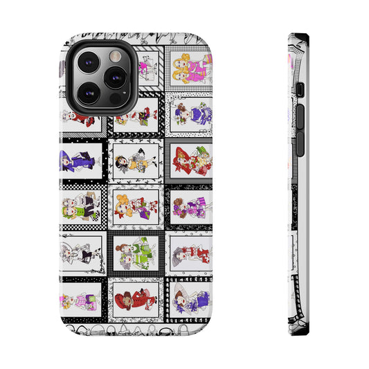 Gone Shopping White / Black Phone Case