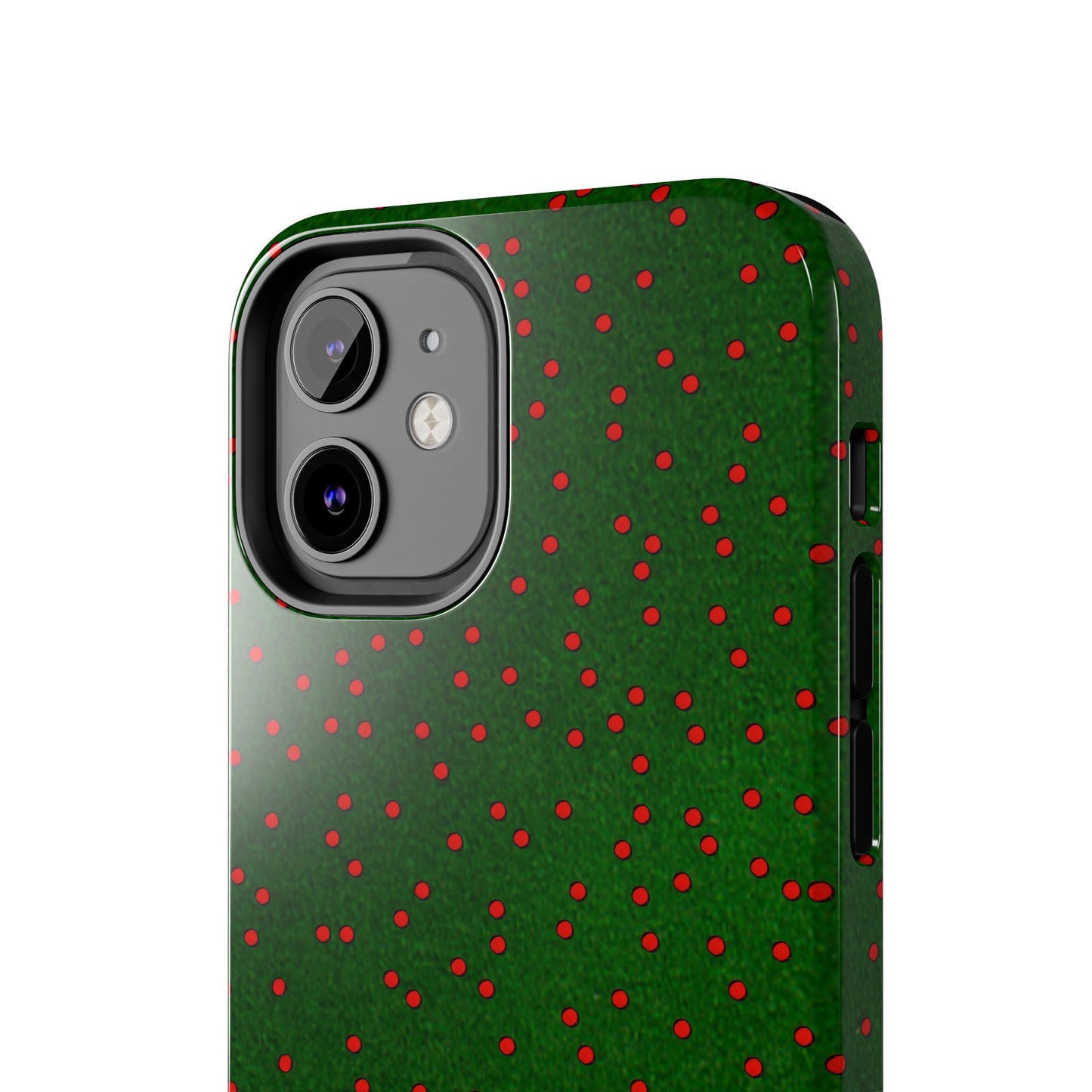 Happy Dots Green / Red Phone Case