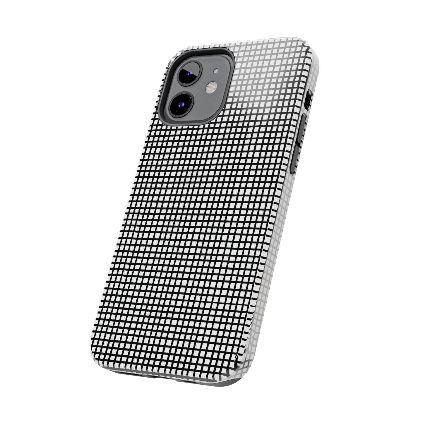 Chipper Check Black Phone Case