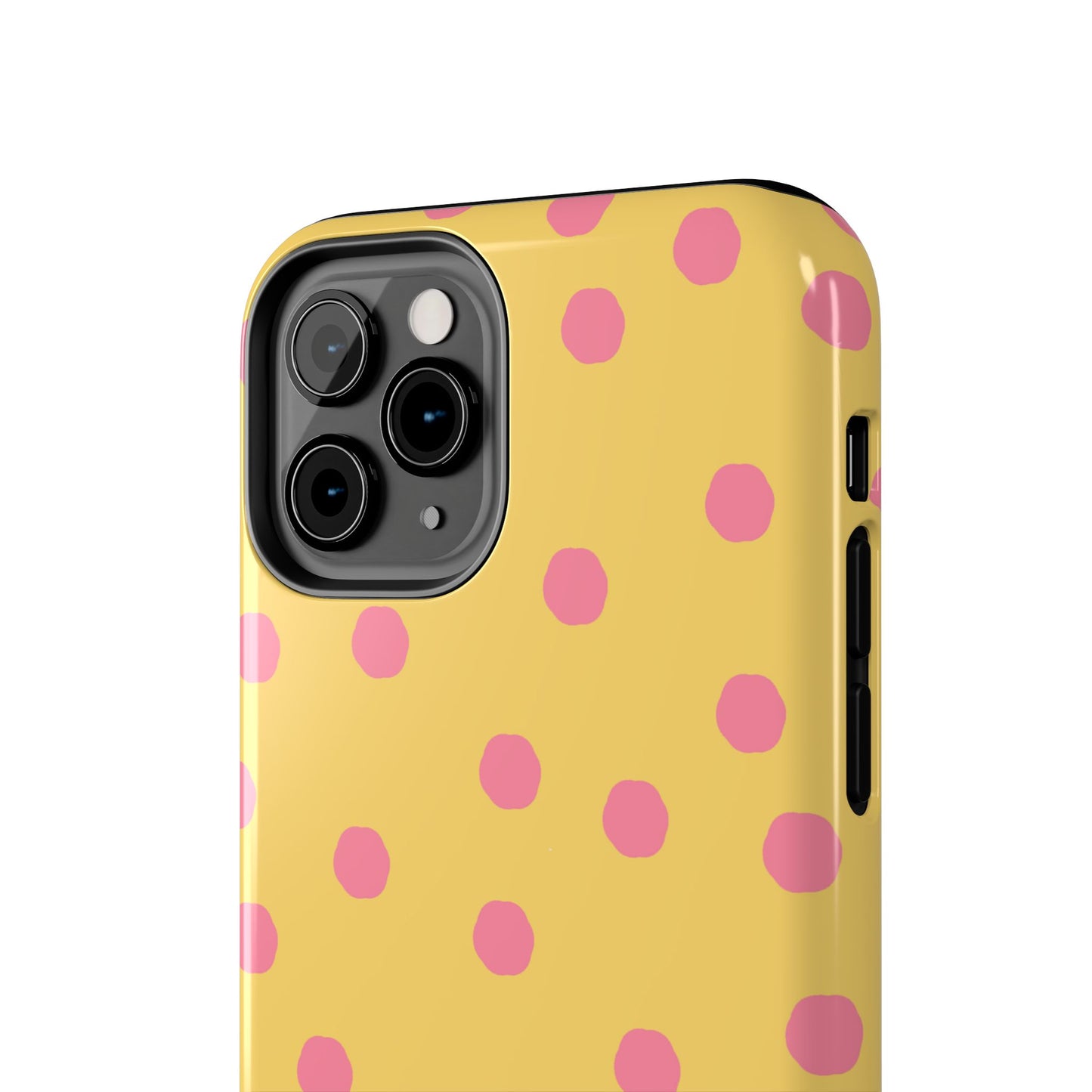 Jumbo Dots Yellow / Pink Phone Case