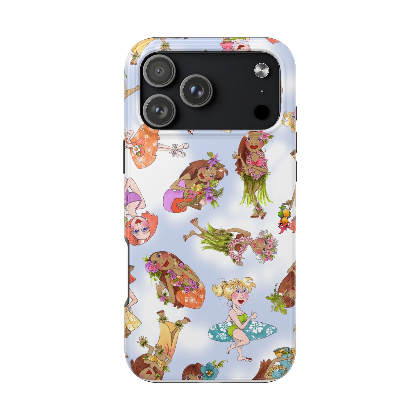 Island Toss Blue Sky Phone Case