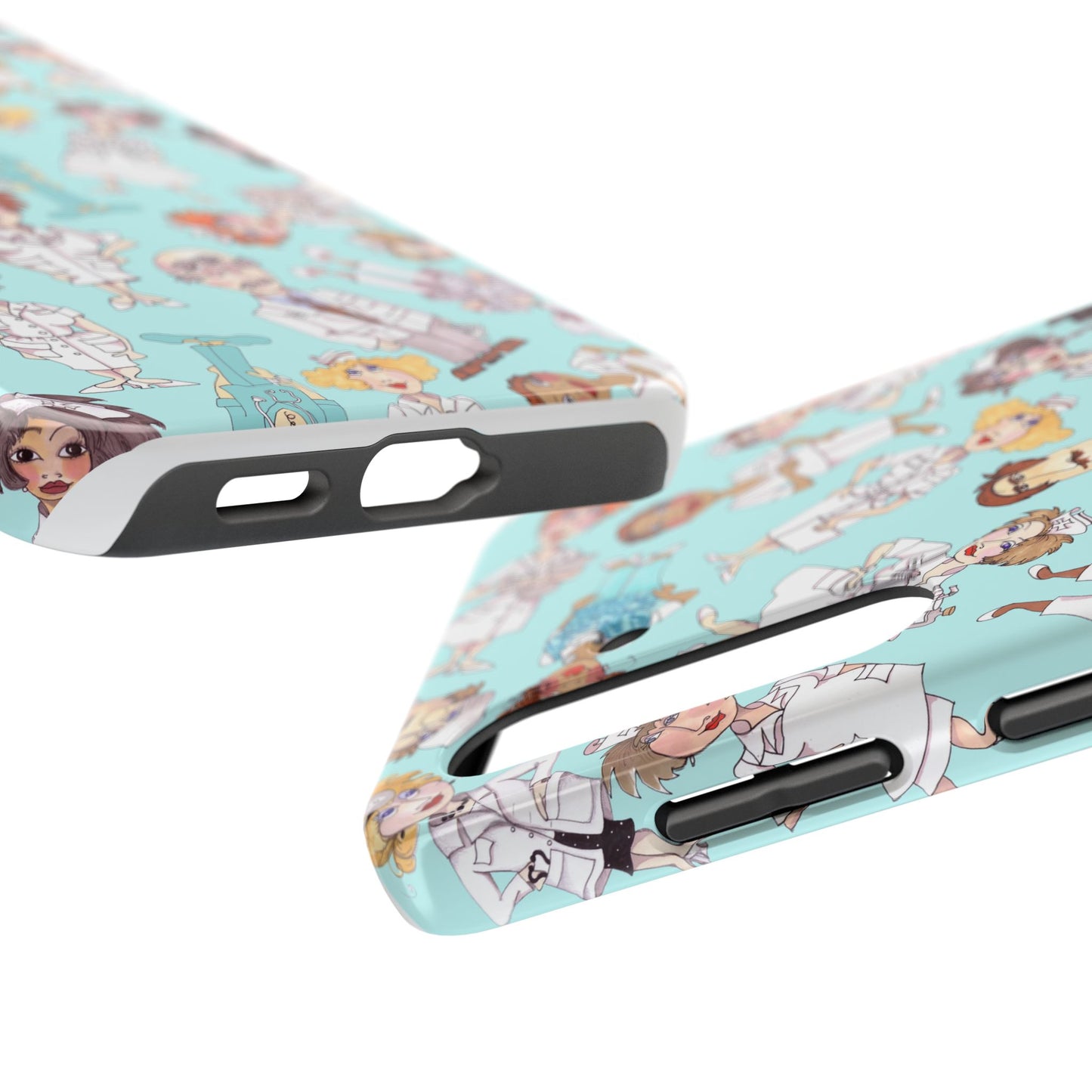 Happy Staff Aqua Phone Case