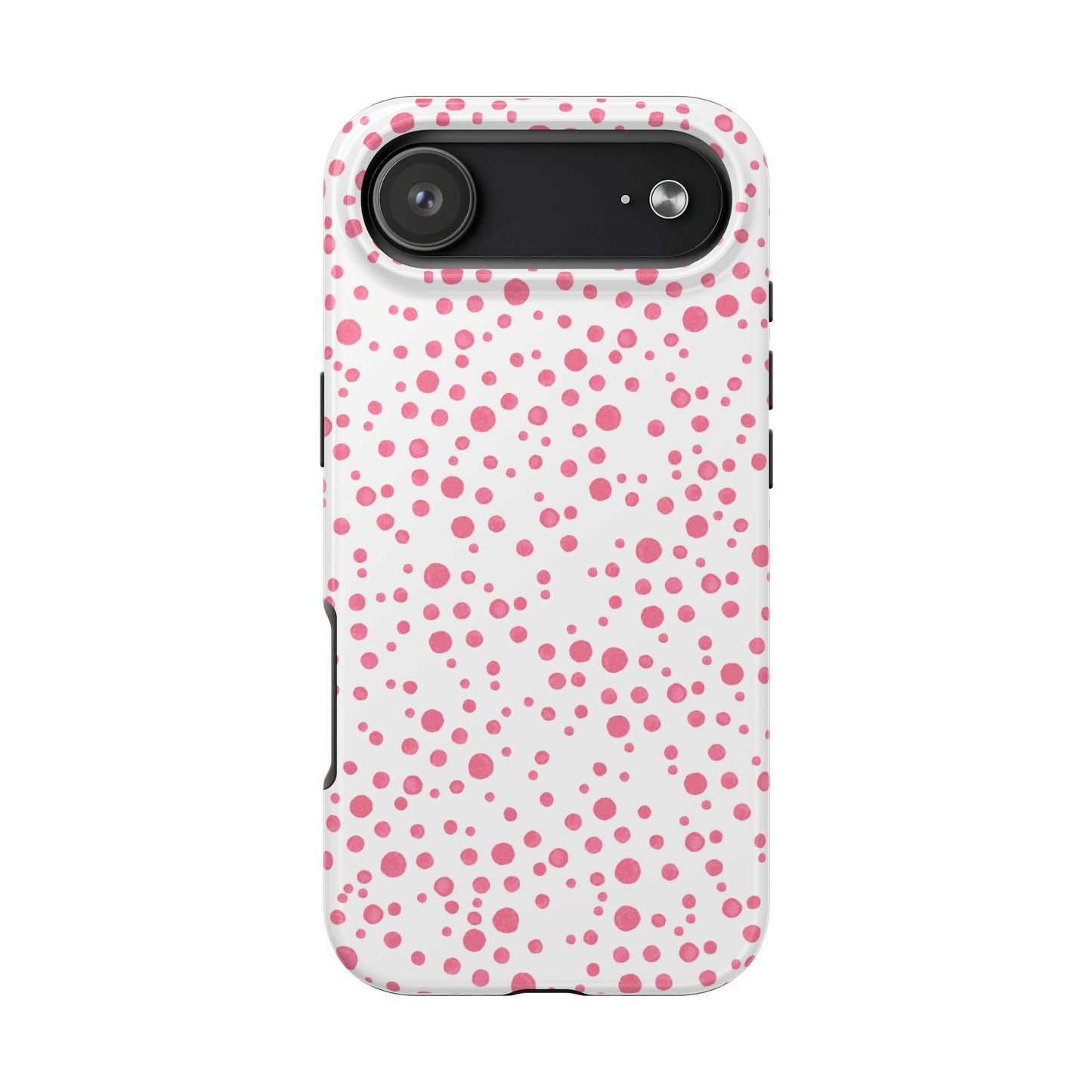 Balloon Dots White / Pink Phone Case