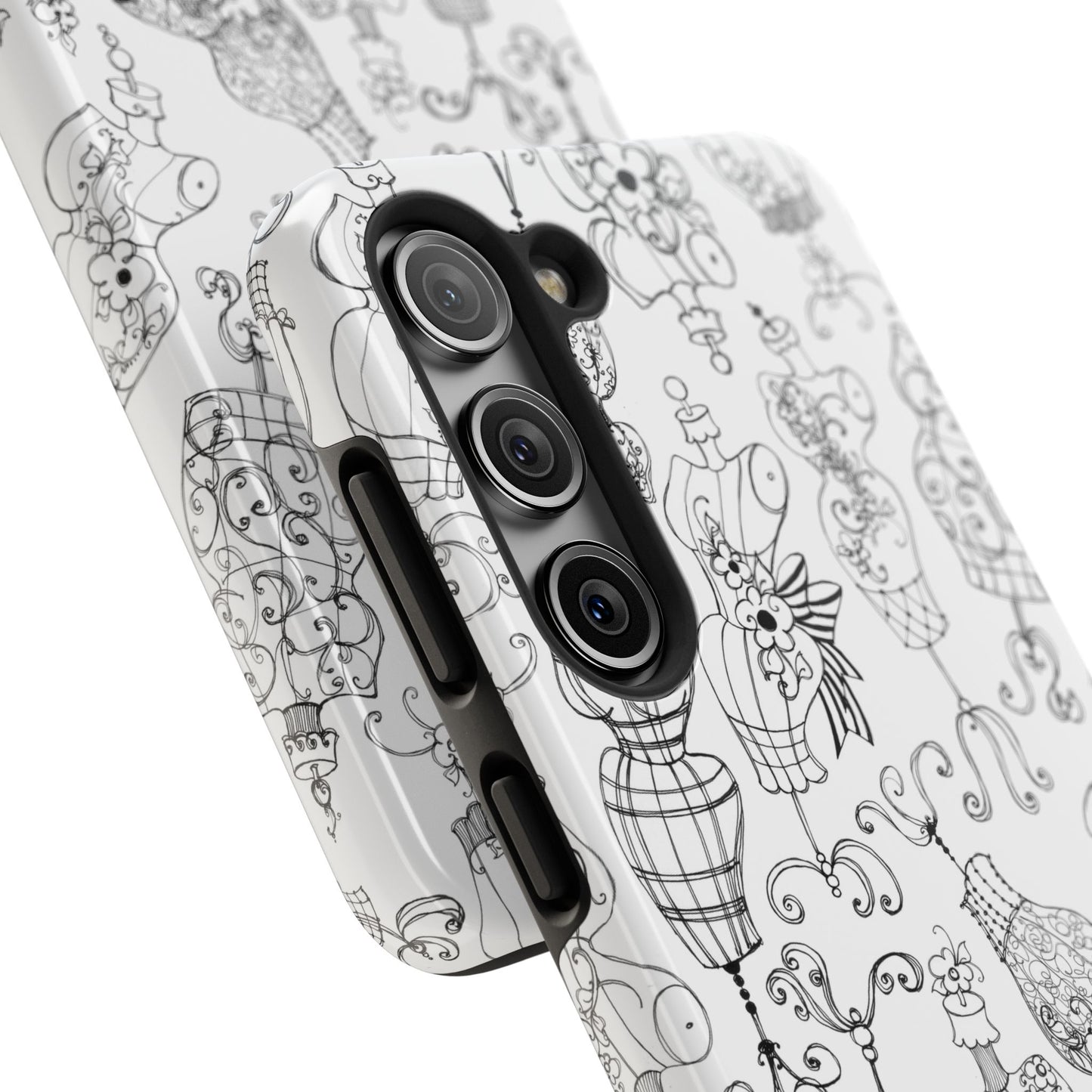 Mannequinique White / Black Phone Case