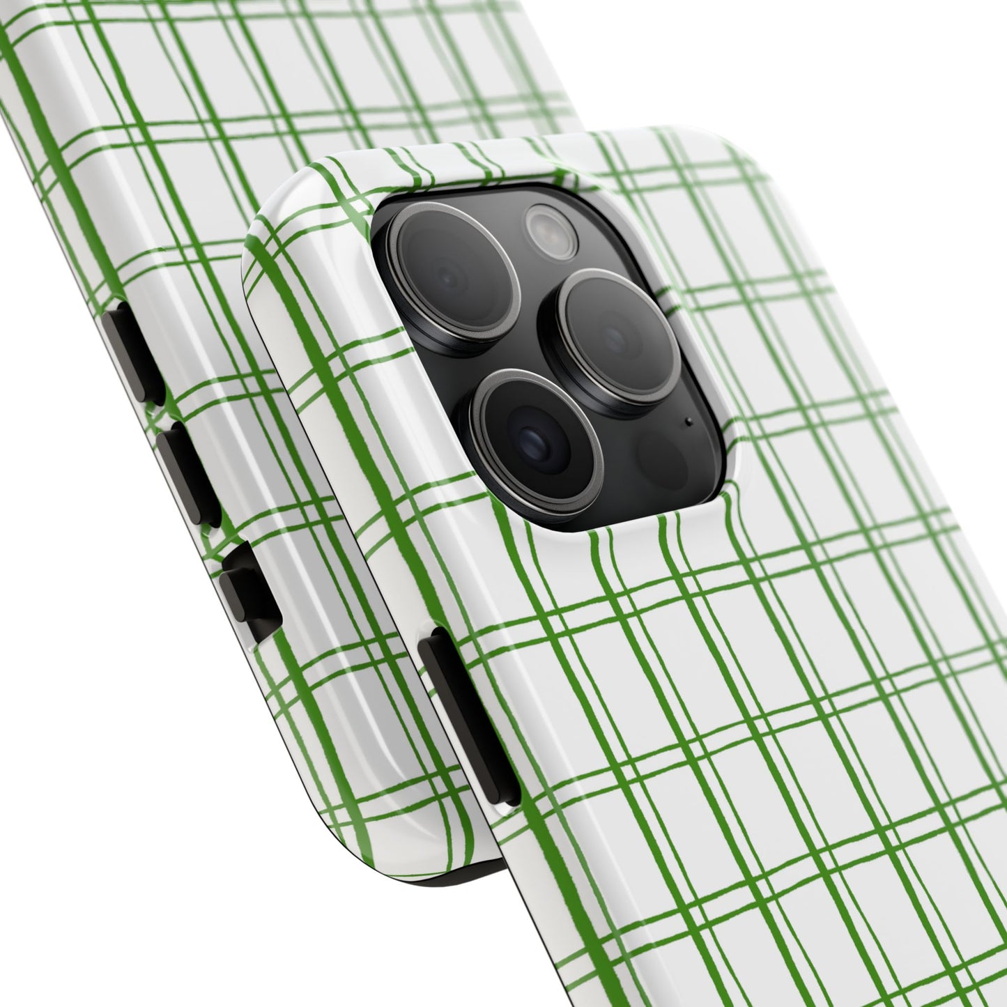 Kitchen Plaid White / Green Phone Case