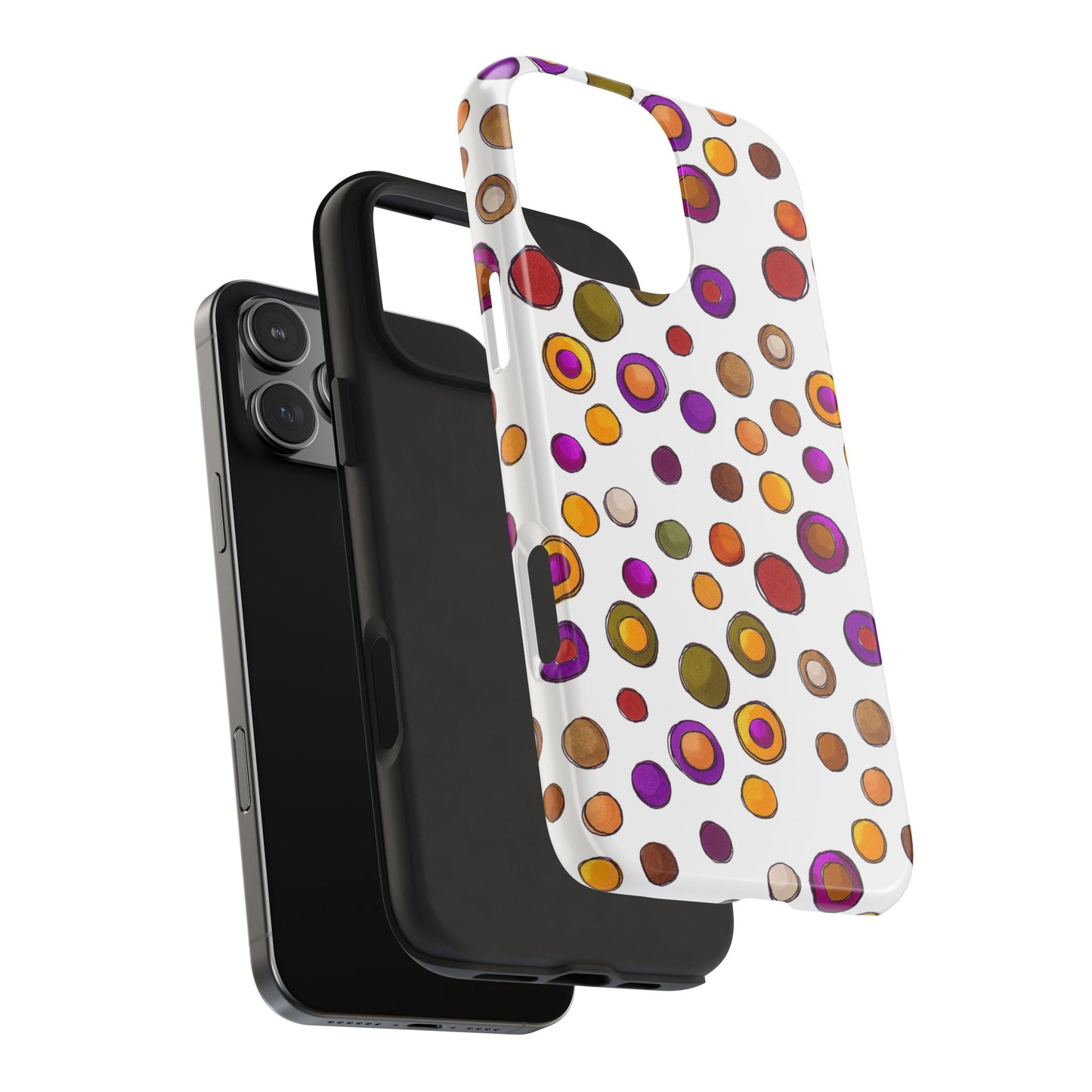 Sesame Dot White Phone Case
