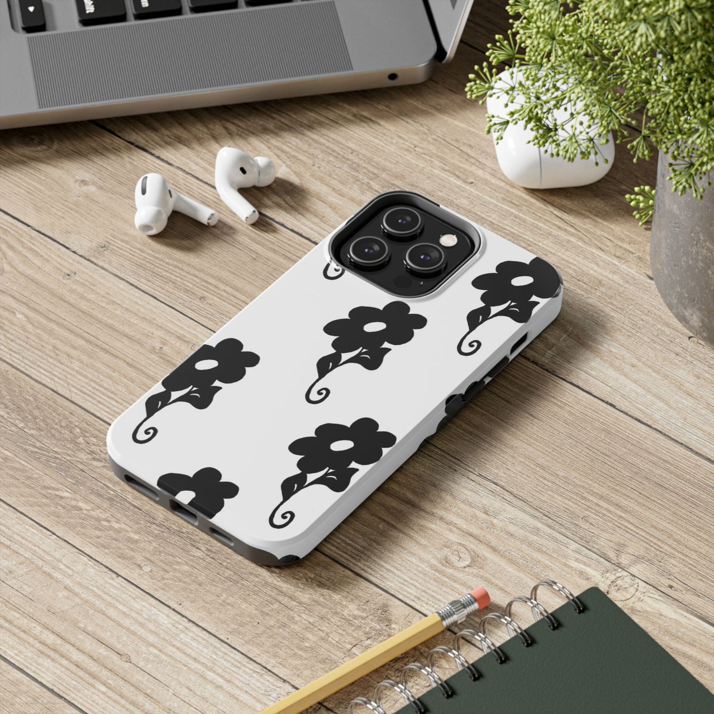 Daring Daisy White Phone Case