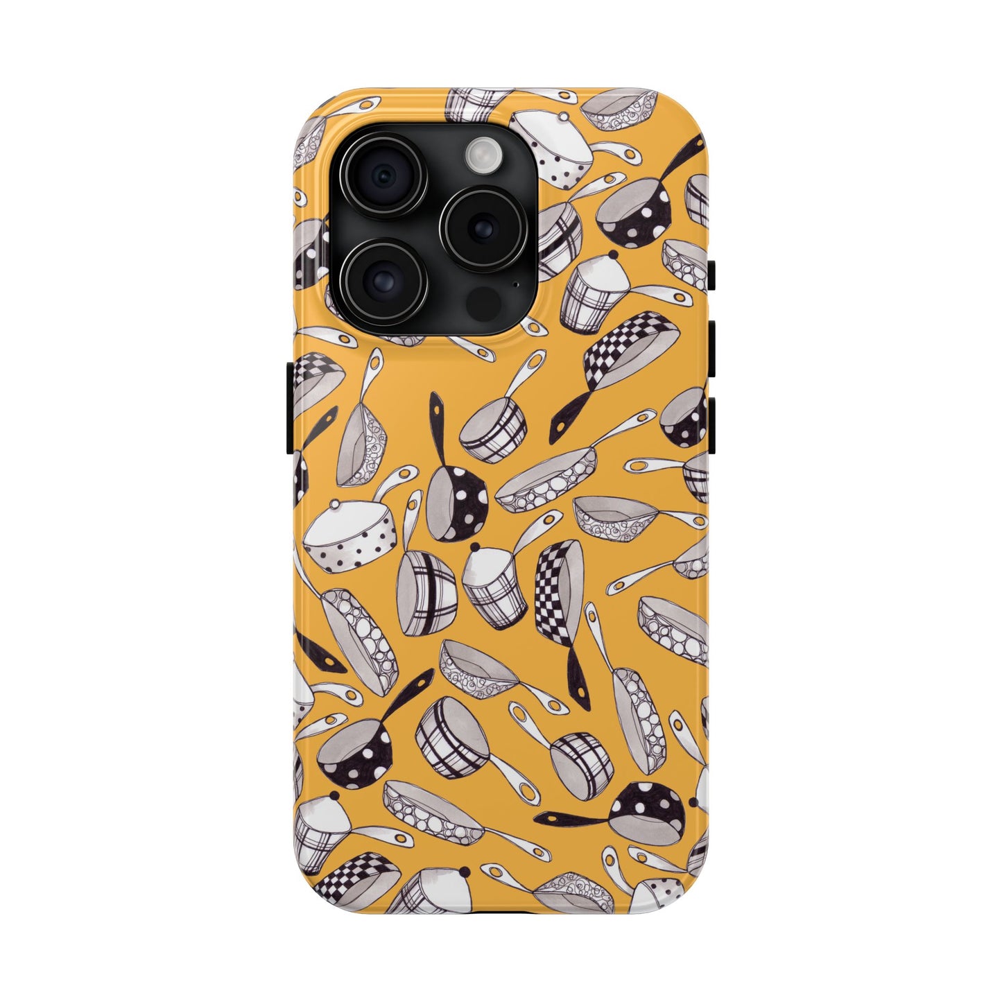 Pots & Pans Flyin' Yellow Phone Case
