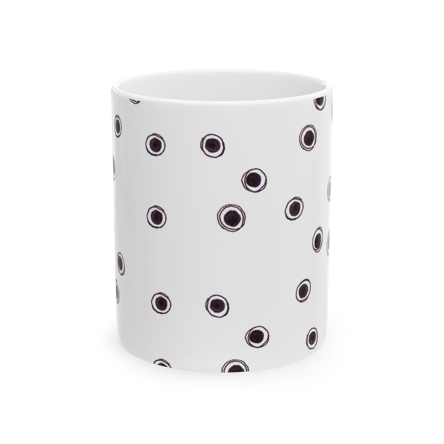 Halo Dots White Cup