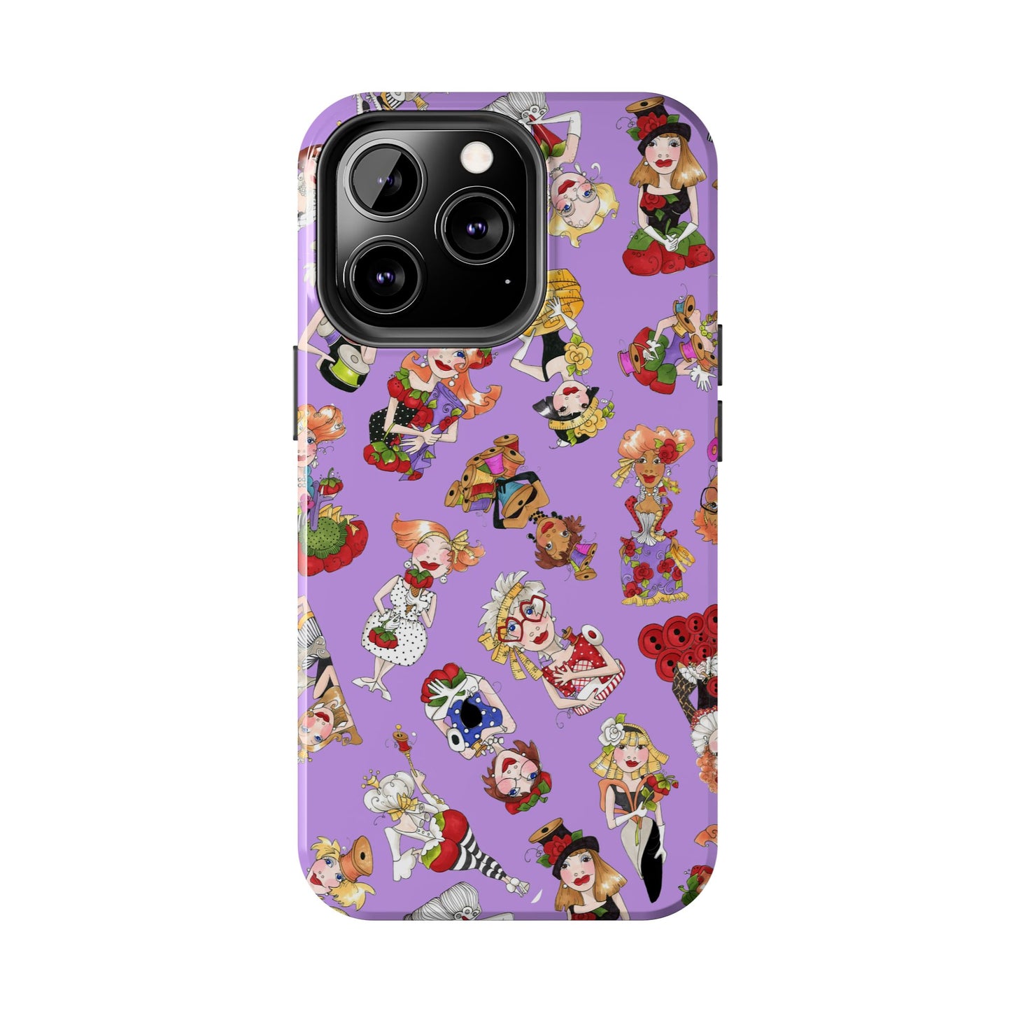 Curious Toss Purple Phone Case