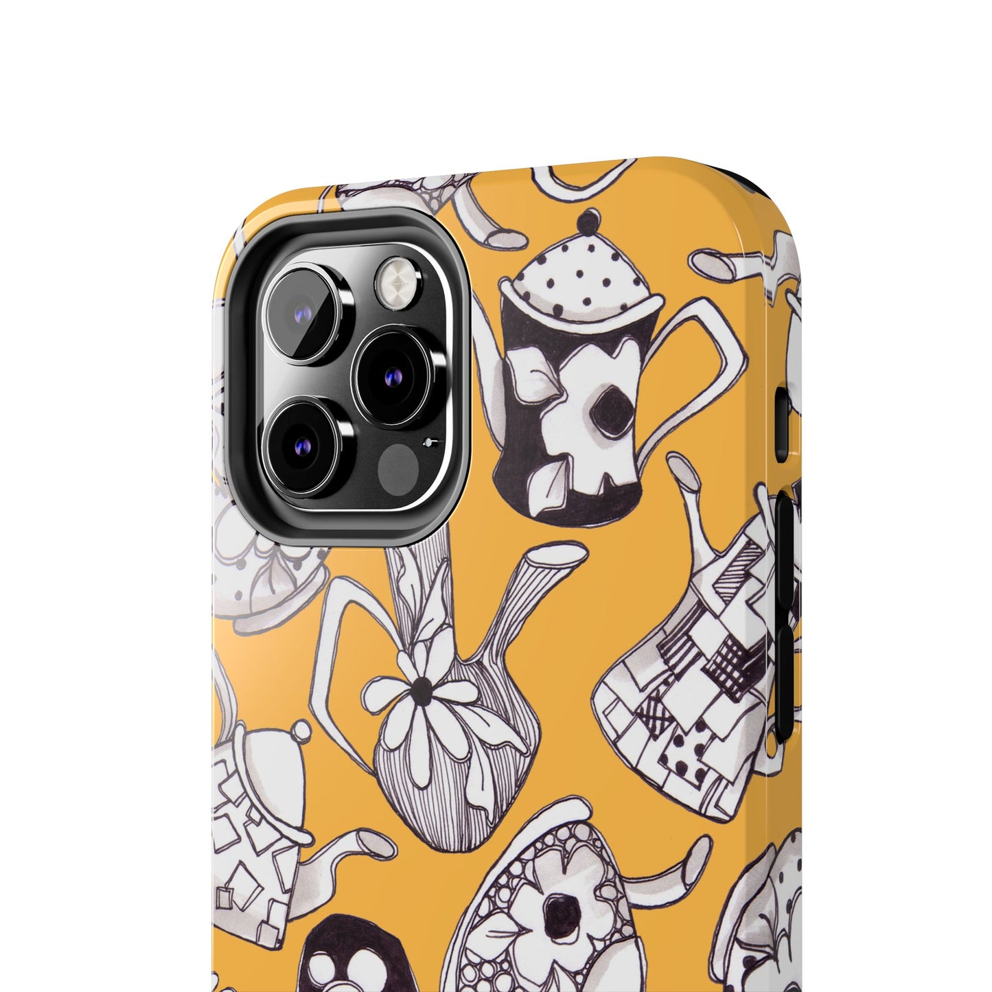 Fancy Pots Yellow Phone Case