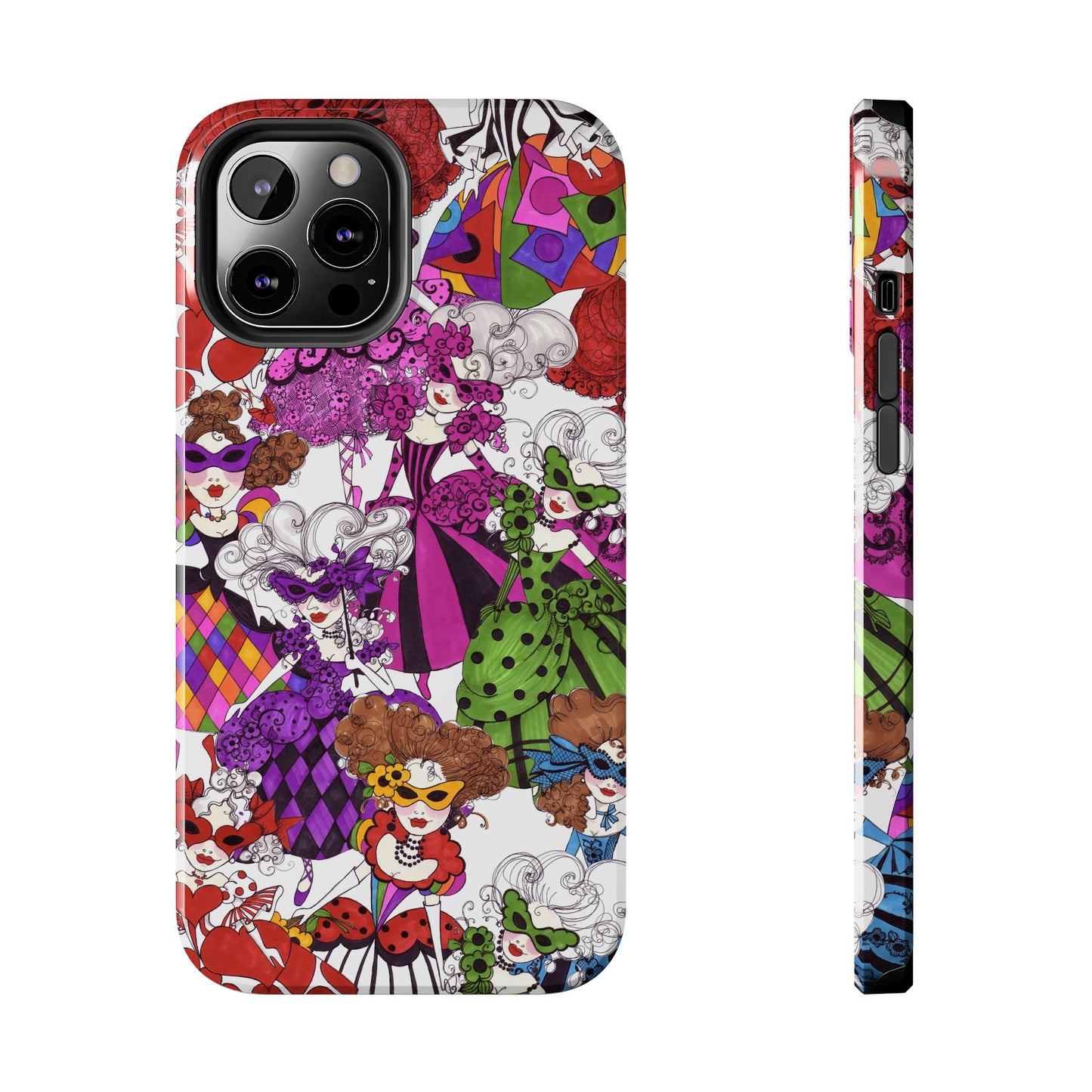 Crowded Dance Floor White Phone Case