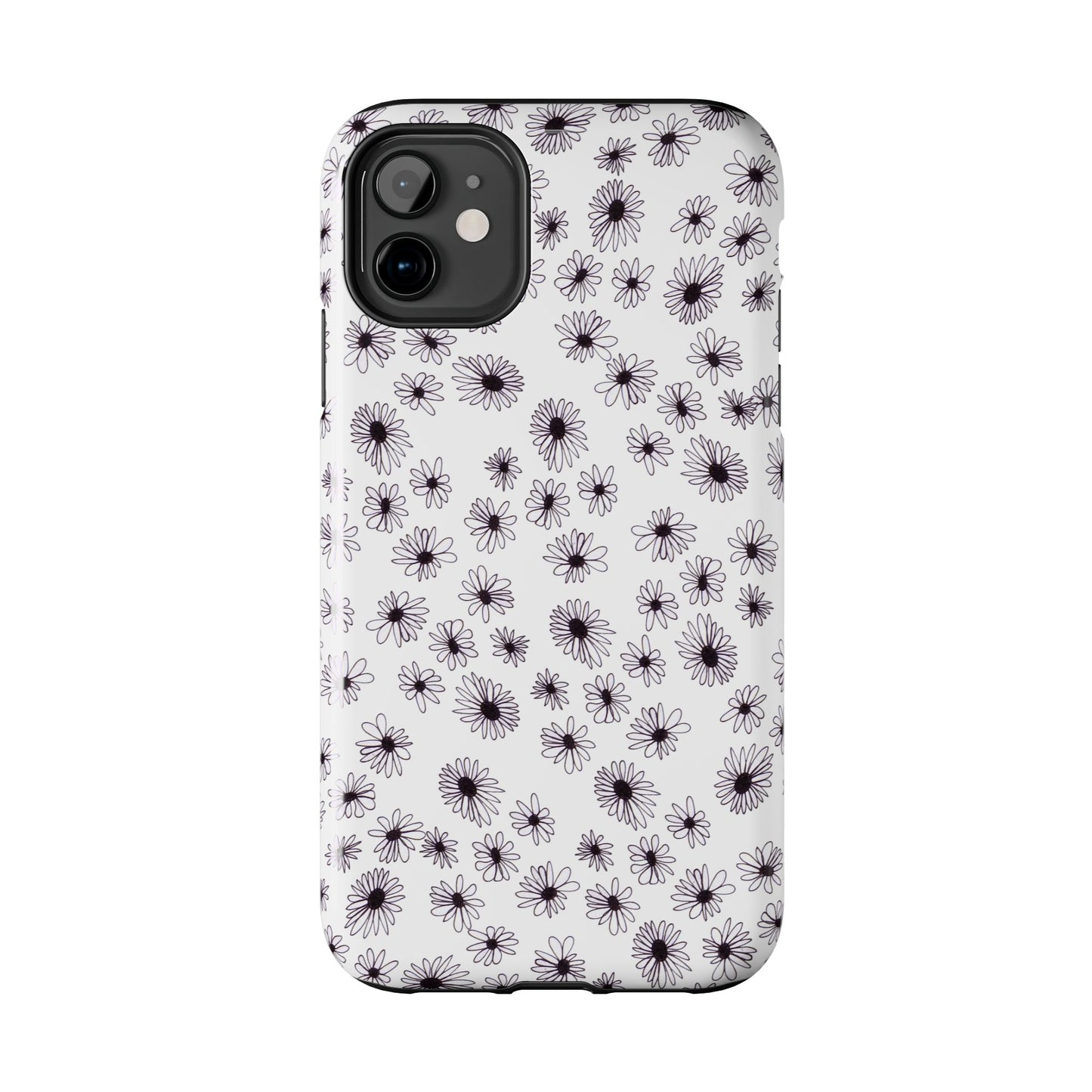 Random Daisy White / Black Phone Case