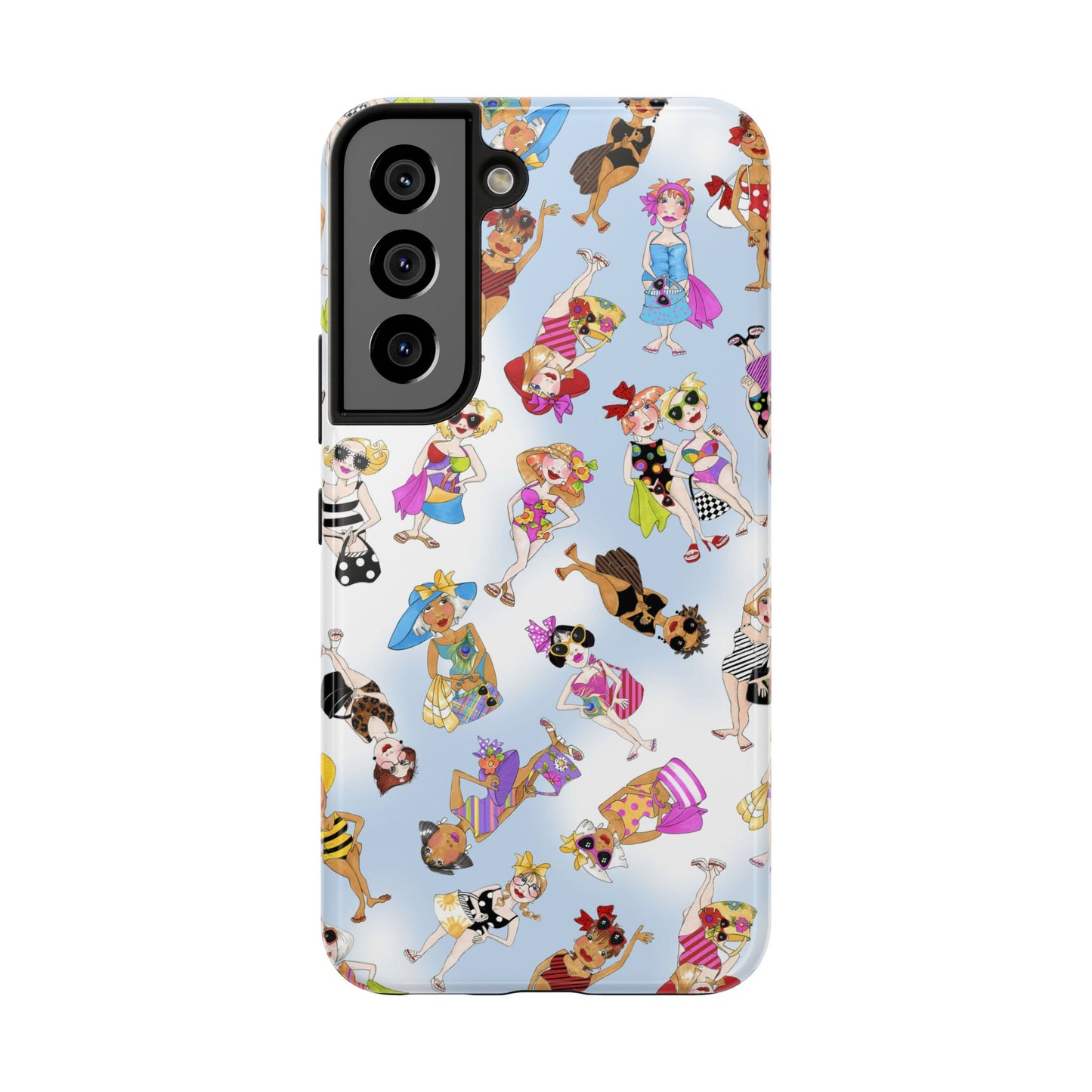 Tossed Beauties Blue Sky Phone Case