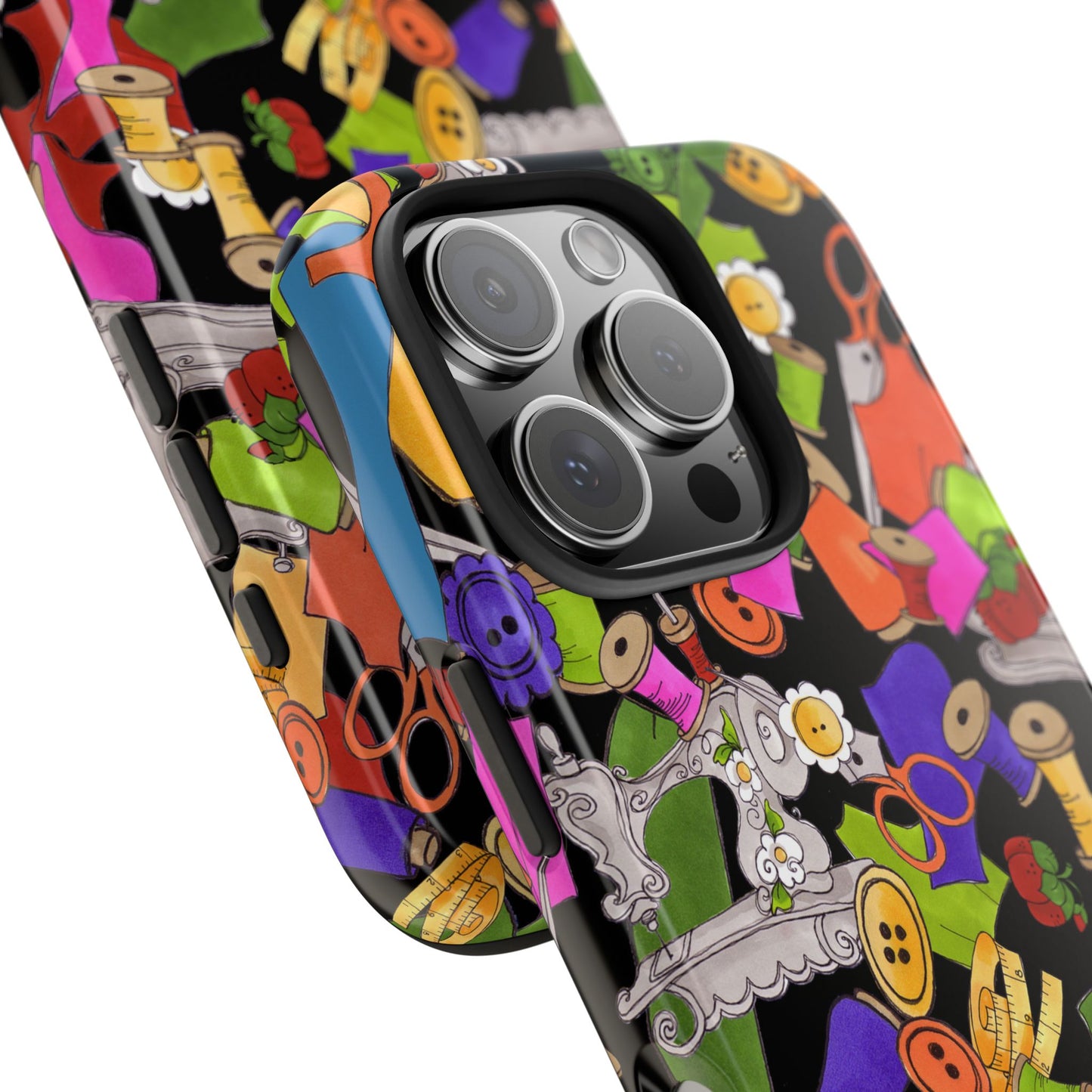 Kaleidasew Black Phone Case