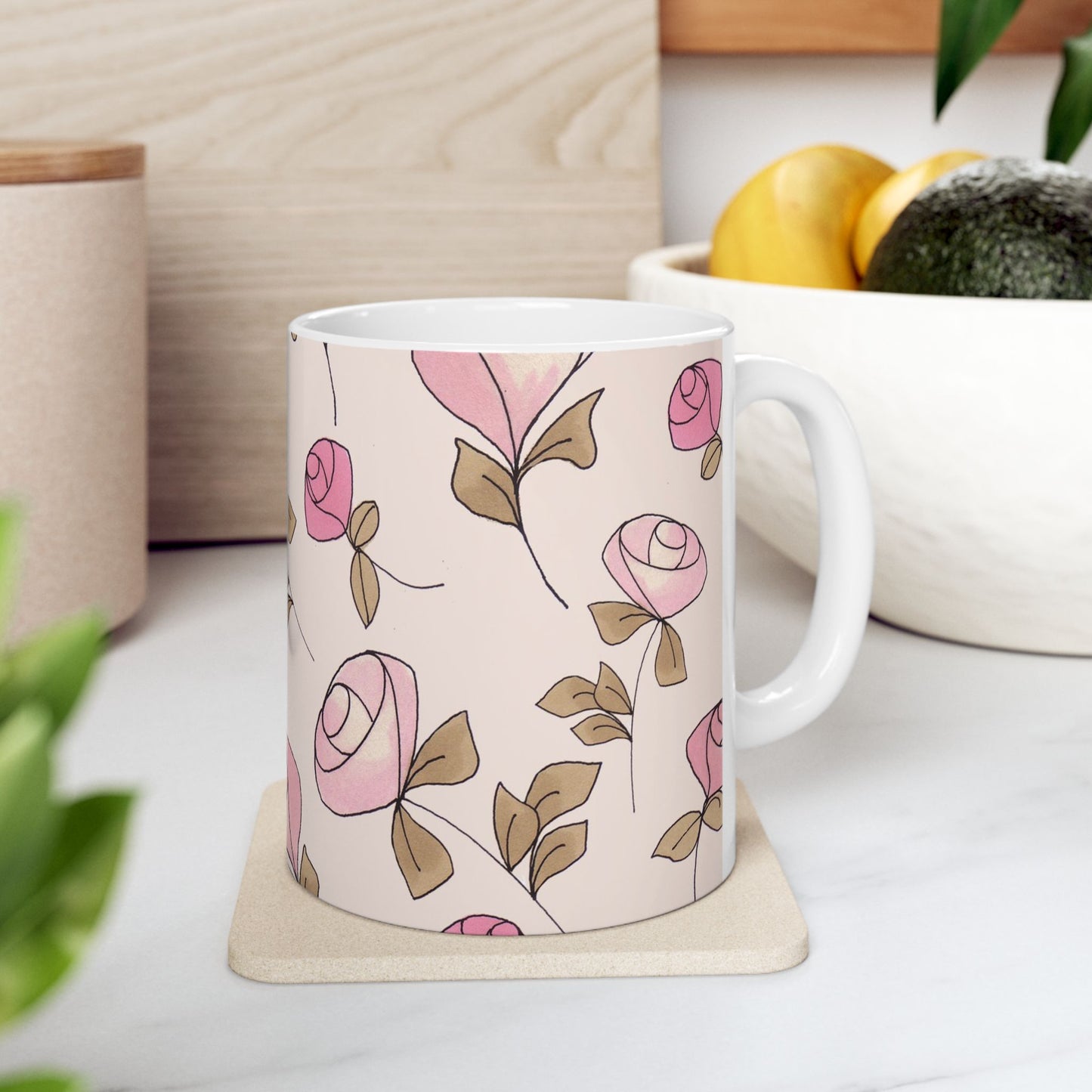 Simply Roses Pink Cup
