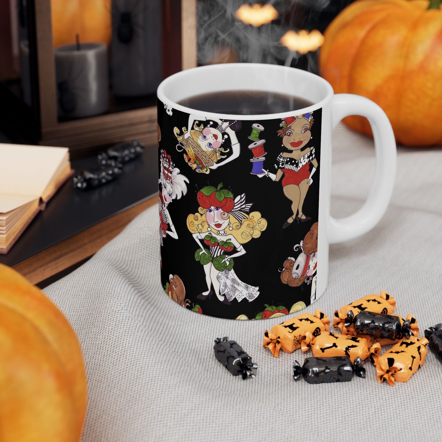 Sew Tossed Black Cup
