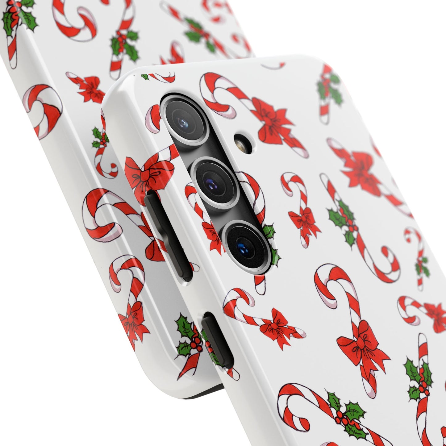 Candy Cane Crowd White Phone Case