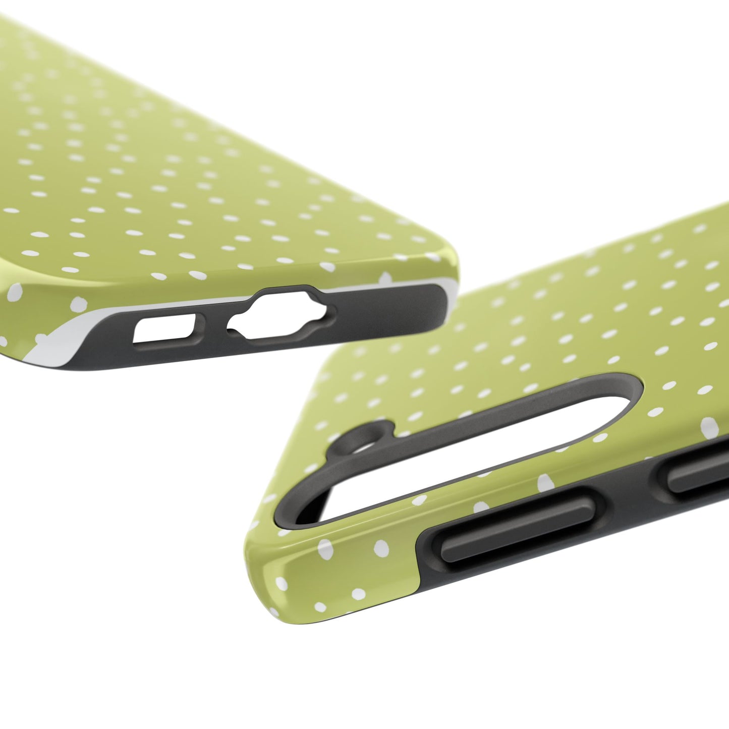 Dinky Dots Green / White Phone Case