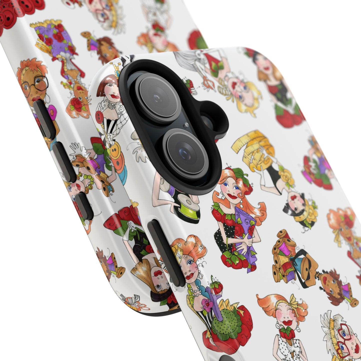 Curious Toss White Phone Case