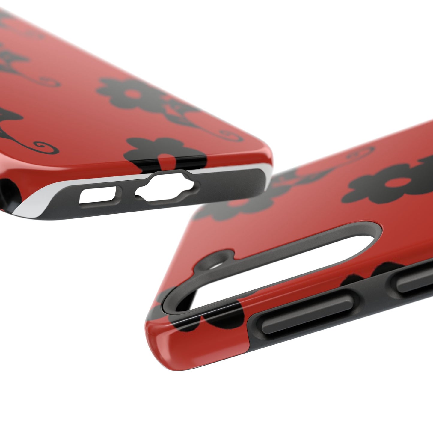 Daring Daisy Red Phone Case