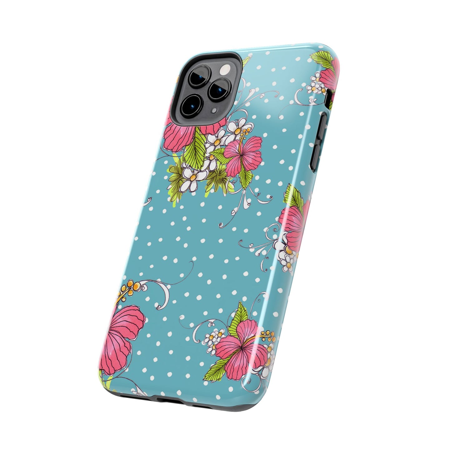 Lady Luau Turquoise Phone Case