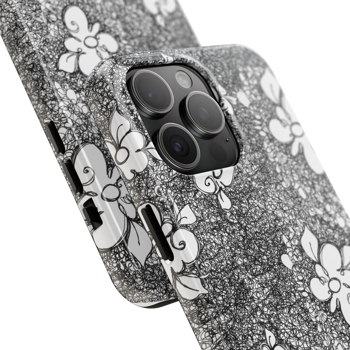 Flower Scribbles Phone Case