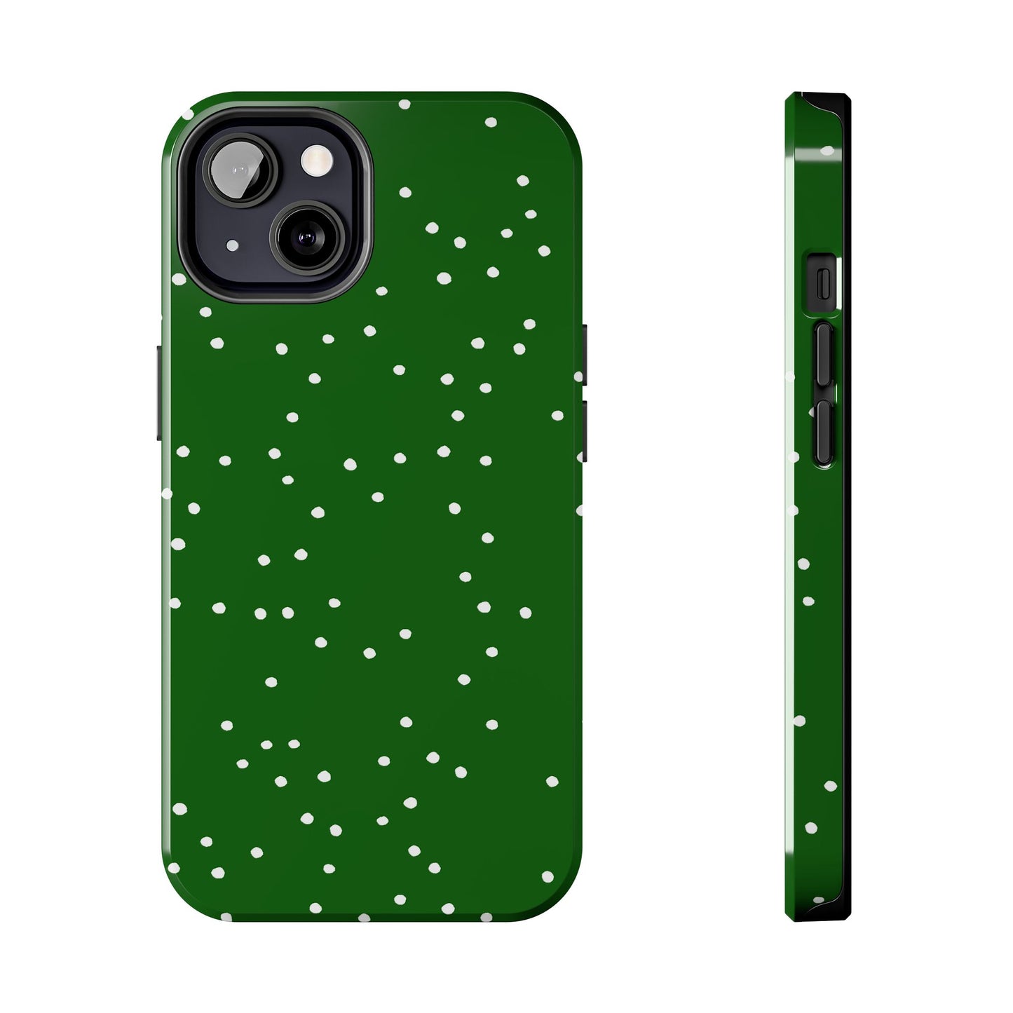 Dinky Dots Green / White Phone Case